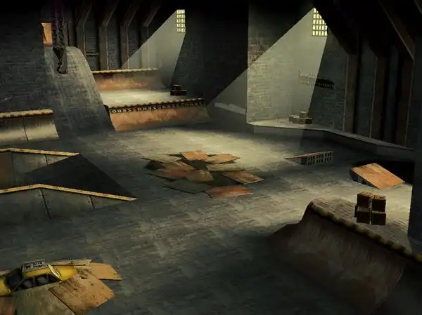 warehouse entrepôt Tony Hawk Pro Skater