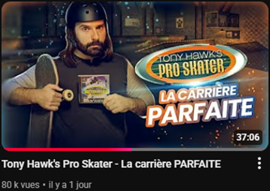 cover edward tony hawk pro skater la carrière parfaite